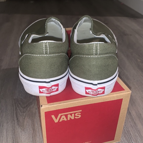Unisex army green vans women’s 10 men’s 8.5 - Picture 2 of 4